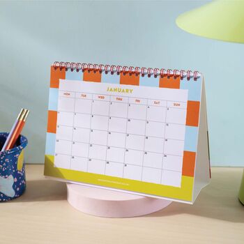 2025 Desk Calendar | Checks And Stripes, 4 of 6