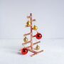 Solid Copper Pipe Christmas Tree, Copper New Year Xmas Decor 170 Mm X 300 Mm, thumbnail 1 of 3