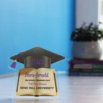 Personalised Graduation Gift Stand, 7 of 12