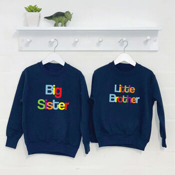 Multicoloured Sibling Sweatshirt Set, 4 of 4