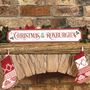 Holly Family Christmas At Street Sign Decoration, thumbnail 2 of 2