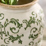 Irina Green Botanical Urn Vase, thumbnail 4 of 7