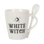 White Witch Mug And Spoon Set, thumbnail 3 of 6