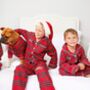 Personalised Matching Tartan Brushed Cotton Family Christmas Pyjamas *Offer*, thumbnail 8 of 12