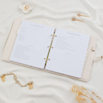 Wedding Planner Binder Champagne, 12 of 12