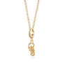 Scorpion Charm Necklace, Sterling Silver Or Gold Plated, thumbnail 2 of 11