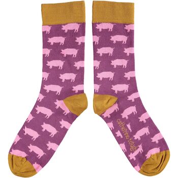 Women's Organic Cotton Animal Socks, 9 of 12