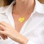 Puzzle Love Heart Names Necklace, thumbnail 2 of 4