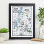 Map Of The Borough Of Waltham Forest Signed Print, thumbnail 1 of 3