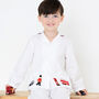 Boy's Personalised London Cotton Pyjamas, thumbnail 2 of 8