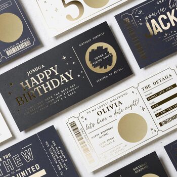 Personalised Birthday Scratch To Reveal Gift Voucher, 9 of 9