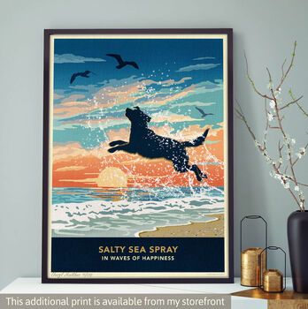 Coastal Labrador Print. Limited Edition Dog Lover Gift, 10 of 12