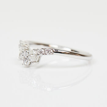 One Of A Kind Seren Diamond Wedding Ring, 2 of 2