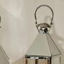 Tall Silver Candle Lantern, thumbnail 2 of 12