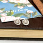Graduation Well Done Exam Sterling Silver Sunflower Earrings, thumbnail 1 of 12