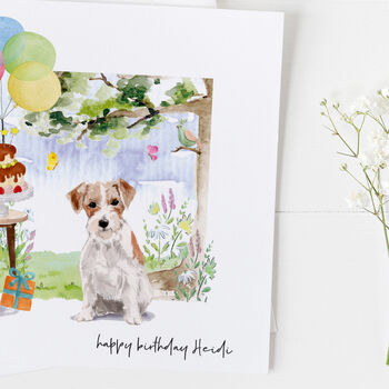 Jack Russell Dog Birthday Card, Pet Card ..7v4a, 2 of 4