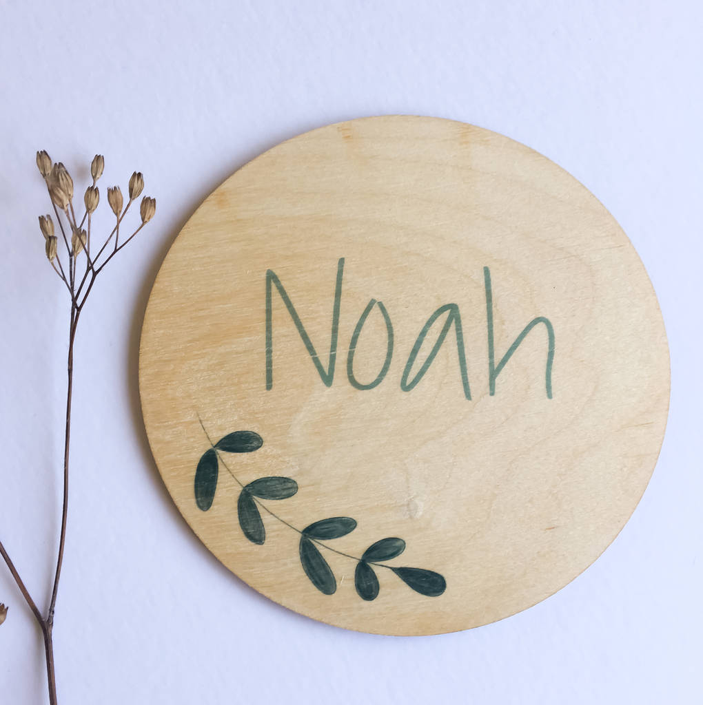 Personalised Children’s Name Plaque By Little Bird Designs