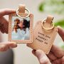 Pet Mum Photo Leather Keyring, thumbnail 1 of 8
