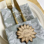 Sunflower Personalised Place Setting Wedding Table Decor, thumbnail 9 of 12