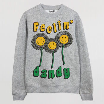 Feelin' Dandy Women's Slogan Sweatshirt, 9 of 9