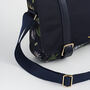 Navy Passion Flower Satchel, thumbnail 8 of 8