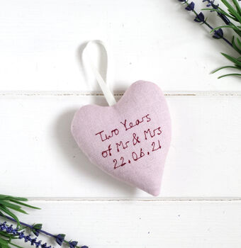 Personalised Birthday Or Anniversary Heart Gift, 3 of 11