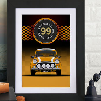 Personalised Framed Car Number Plate Set Of Three, 4 of 7