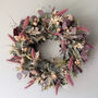 Dried Preserved Eucalyptus Wreath With Roses, thumbnail 1 of 4