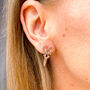 Hairdresser Scissor Earrings In Gift Tin, thumbnail 2 of 9