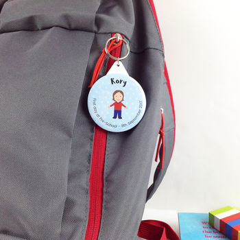 First Day At Pre School Or Nursery Badge Or Keyring, 2 of 4