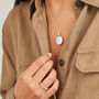 Solid Gold Or Silver Large Round Locket Necklace, thumbnail 5 of 10