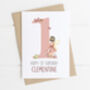 Personalised Children's Birthday Card Blush Fairy, thumbnail 5 of 7