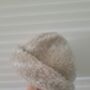 Pure Merino Wool Beanie Hat In Light Grey, thumbnail 3 of 6