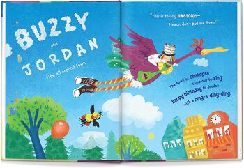 Personalised Children's Book, Superfantastic Birthday, 4 of 9