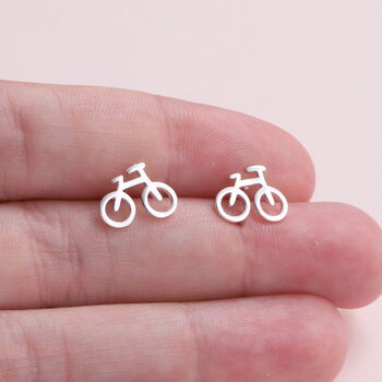 'Life Is A Journey' Bicycle Earrings, 4 of 4