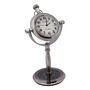 Personalised 2nd Anniversary Silver Colour Desk Clock, thumbnail 2 of 11