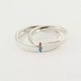 Adjustable Silver Plated Chinese Ne Zha Promise Rings, thumbnail 1 of 6