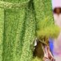 Lime Green Sequin And Feather Belted Coat, thumbnail 5 of 5