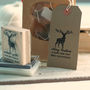 'Merry Christmas' Gift Wrapping Personalised Stamp, thumbnail 1 of 2