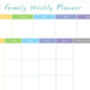 Personalised Weekly Family Planner Whiteboard, thumbnail 9 of 9