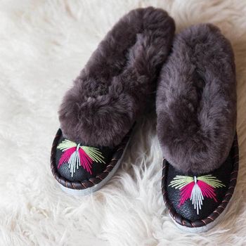 The Light Grey Sheepers Slippers, 2 of 10