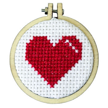 I Love You Mini Matchbox Cross Stitch Kit, 2 of 6