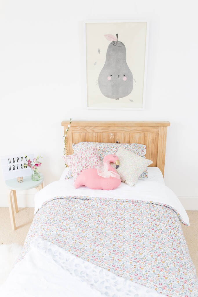 Bedding In Liberty Of London Print Betsy Grey By Poppy And