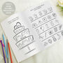 Personalised Blue A4 Wedding Activity And Colouring Book For Kids, thumbnail 6 of 9