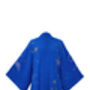 Cosmos Embroidered Short Kimono Electric Blue, thumbnail 5 of 5
