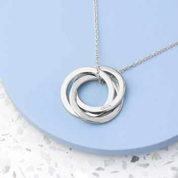 Personalised Russian Ring Necklace, 12 of 12