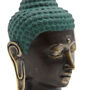 Large Antique Brass Buddha Head, thumbnail 3 of 3