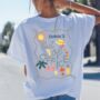 Personalised Out Of Office Holiday Graphic T Shirt, thumbnail 1 of 3