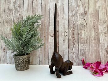 Dog Shaped Metal Kitchen Roll Holder Free Standing Gift, 5 of 10