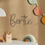 Baby Name Sign Childrens Room Sign Wire Wall Words, thumbnail 3 of 4